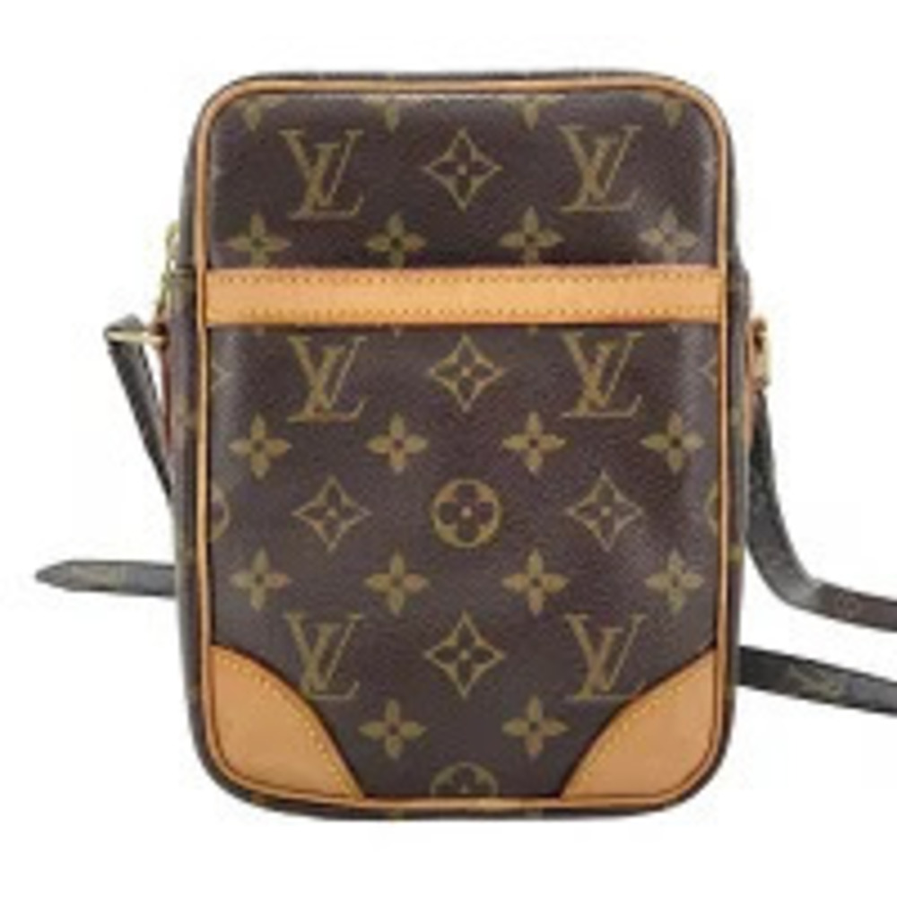 Louis Vuitton Monogram Danube Shoulder Bag Brown